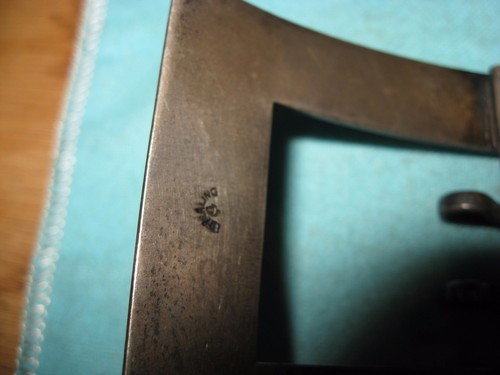 Sterling Belt Buckle With Sharp Double Prongs for up to 1 1/8" belt - Picture 10 of 10