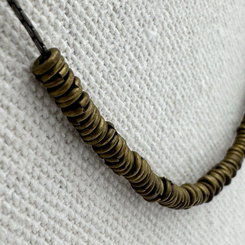 Betsy & iya Recast Helio Metal Necklace Sterling Silver Clasp Closure Minimalist - Picture 8 of 9