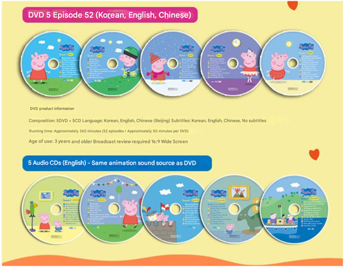 Peppa Pig Season 1 5-DVD 5-Audio CD Set English Language Kid Learning Cartoon - Picture 13 of 24