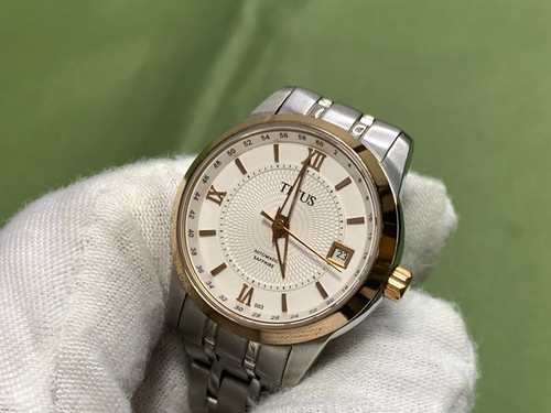 Titus 06-2700 Silver Dial Date 23 JEWELS Silver S/S 3 Atm AUTOMATIC Women Watch - Picture 3 of 16