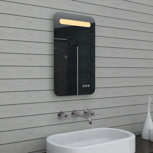 Design LED Wand Hänge Bad Licht spiegel dimmbar Touchs 40 60 80 100 120 140 x 65 - Bild 4 von 26