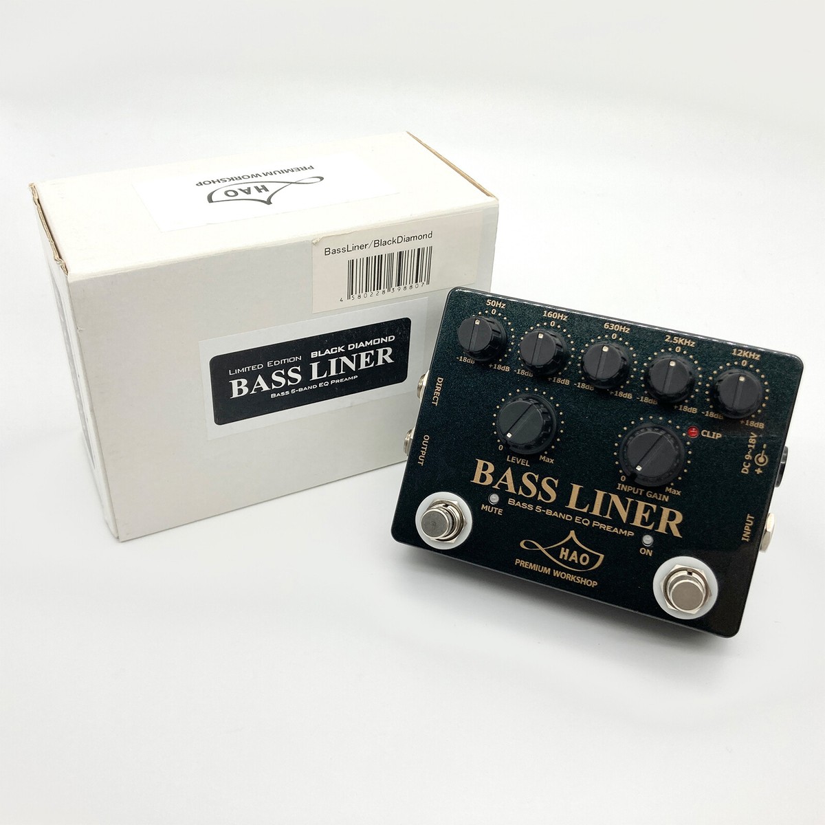 ベース HAO BASS LINER BASS 5-BAND EQ PREAMP HAO BASS LINER 5-Band EQ Preamp Bass Guitar Effect pedal