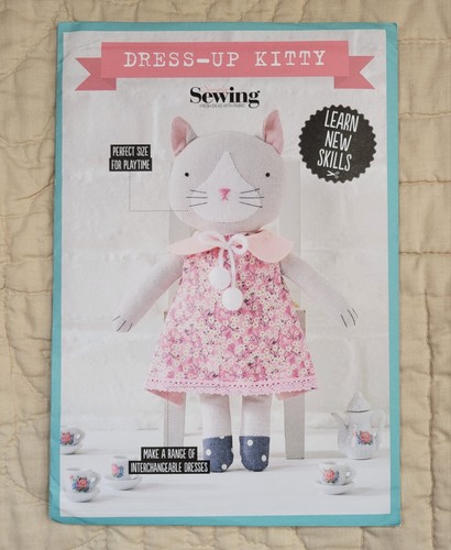 Dress-Up Kitty Simply Schnittmuster Katzenkleid ungeschnitten unbenutzt Anleitung lernen - Bild 1 von 3