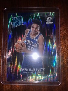Markelle Fultz 2017-18 Donruss Optic Rated Rookie Shock Flash ( 76ers )