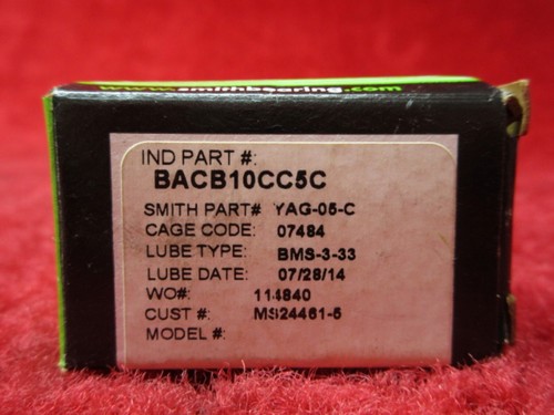 ABC Bearing PN YAG-05-C, MS24461-5, BACB10CC5C - Picture 12 of 13