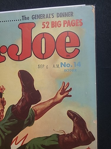 GI Joe #14 1951 Ziff Davis Antik Vintage Krieg Comics Mittelklasse Goldenes Zeitalter HTF! - Bild 5 von 16