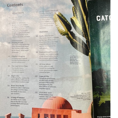 Travel Leisure Magazine Jun 2023 Summer Escapes Provence Athens Canary Islands - Imagen 3 de 3