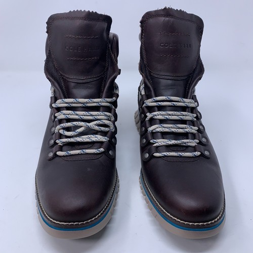 Cole Haan Mens Shoe Size 8M Java Brown Waterproof Zerogrand Hiker Boot New - Picture 2 of 14