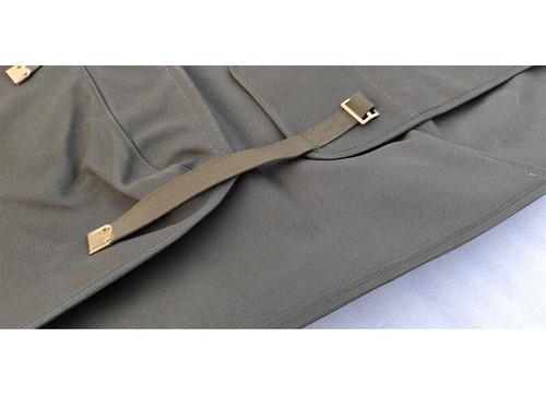 Soft Top For Willys Jeep CJ6 with Frame - Olive Green/Grey/Black - Picture 6 of 11