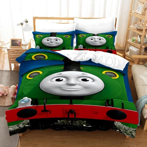 Kinder 3D Thomas und seine Freunde Bettwäsche Set Bettbezug Set 135x200 200x200 - Bild 4 von 11