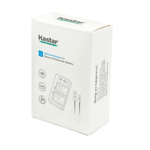 Kastar Battery LTD2 USB Charger for Hitachi DZ-BP16 DZ-BP08 HITACHI VDR-M20 - Picture 6 of 11