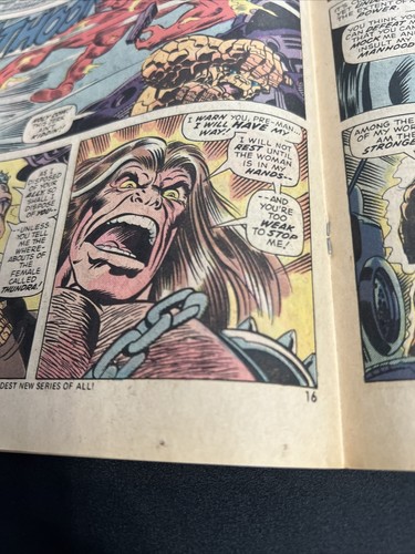 Vintage FANTASTIC FOUR #151 Thundra and Lightning **Origin of Thundra** 1974 - Picture 9 of 12