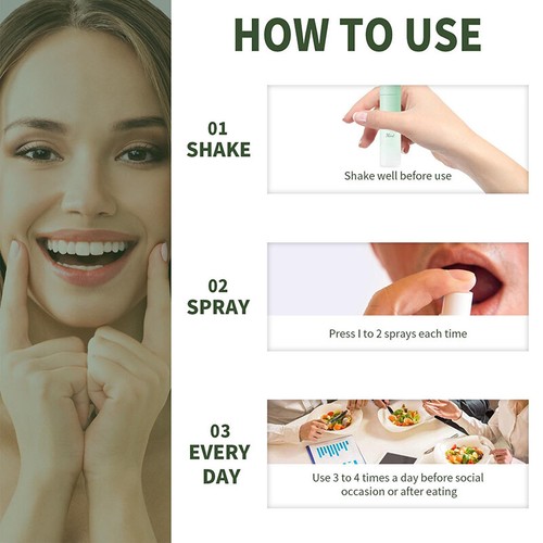 17ml Mouth Freshening Spray Bad Breath Freshener Mouth Spray Oral Health Care 、 - Picture 13 of 18