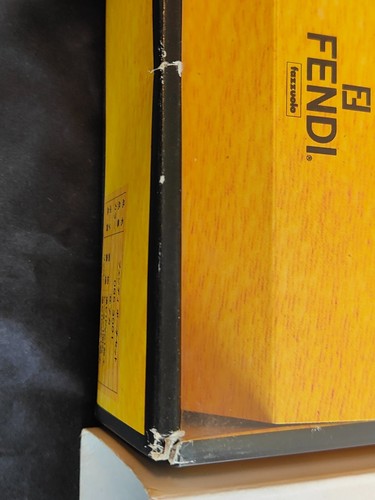 Fendi pouch set mini handbag & scarf Red logo zucca pattern with box - Picture 18 of 18