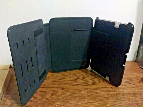 NEW Marware C.E.O. Hybrid Black 2012 Galaxy Tab 7" Leather Case Folding Stand - Picture 2 of 4