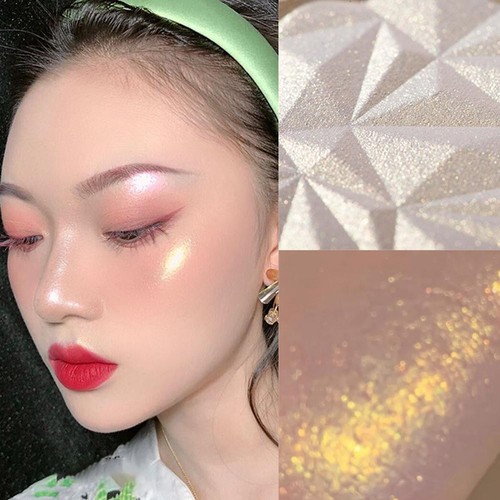 Highlighter Powder Palette Makeup Long-lasting Glow Face Contour Shimmer F99C - Picture 10 of 15