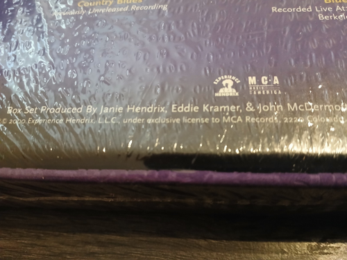 JIMI HENDRIX EXPERIENCE ORIGINAL Purple Velvet BOXSET 8 LPS & promo DVD (SEALED) - Picture 7 of 12