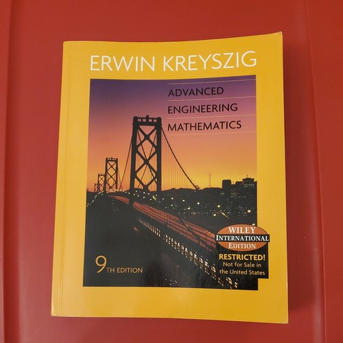 Advanced Engineering Mathematics by Erwin Kreyszig (2006, Paperback)