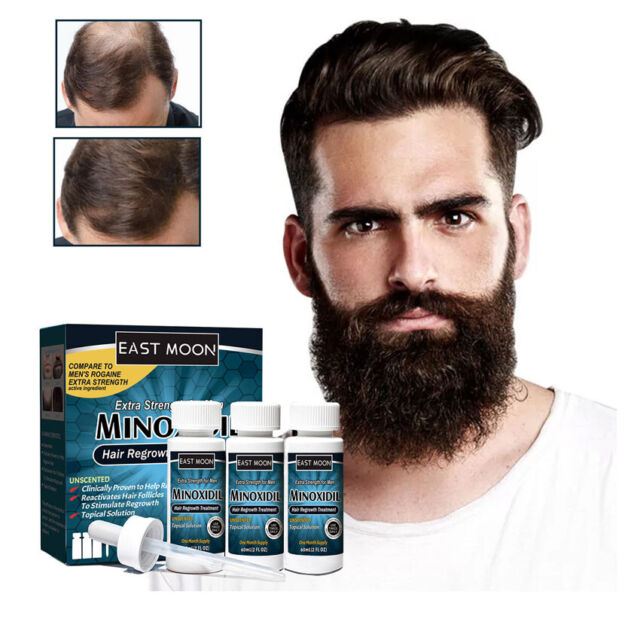 3 Pcs Hair Growth Liquid Solution Regain Extras Strength Minoxidil 5% 60ml 3 Pcs Hair Growth Liquid Solution Regain Extras Strength Minoxidil 5% 60ml
