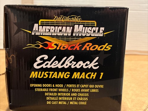 Ertl American Muscle Stock Ruten Edelbrock Mustang Mach 1 Hobby Edition 1 von 5000 - Bild 9 von 10
