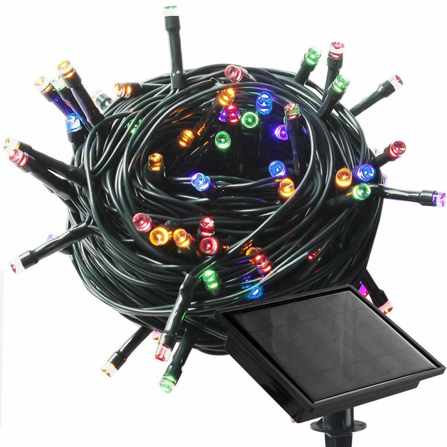 100//200//300//500 LEDs Solar LED String Fairy Lights Indoor Outdoor Bright Holiday