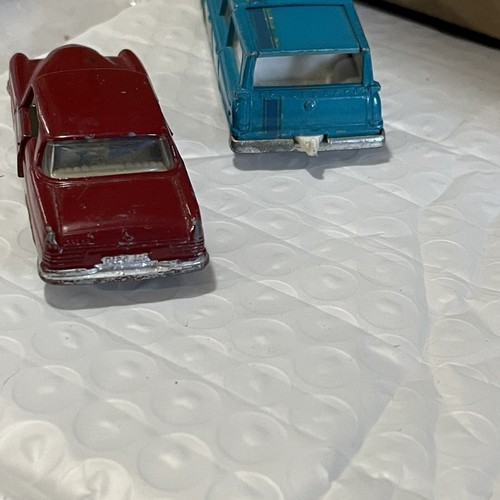 4 Vintage Lesney Matchbox Cars Land Rover Pickford Benz 220 Se 42 Studebaker Lot - Picture 12 of 21