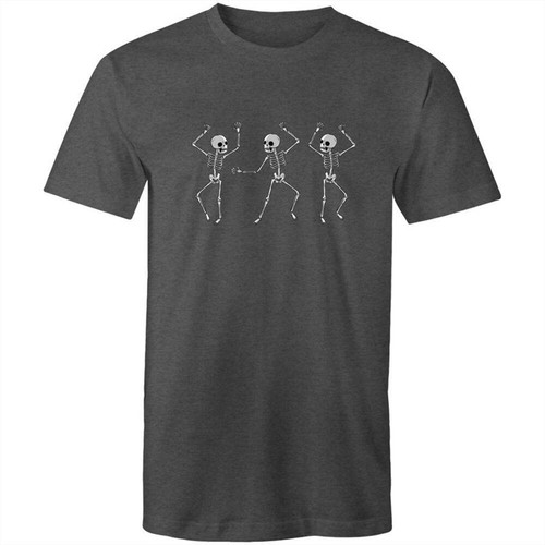 Men's Long Styled Dancing Skeleton Pocket T-shirt - Cool Skater Tee Shirt - Picture 81 of 87