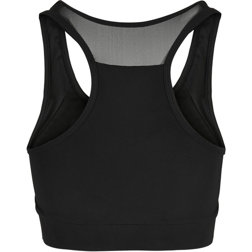 Urban Classics Ladies Tech Mesh Bra Top Sports Bra Racer-Back - Picture 3 of 25