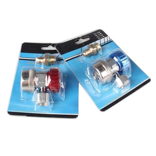 HVAC A/C AC Air Condition Couplers Quick Adapters Manifold Gauge Gas T Connector - Picture 8 of 8