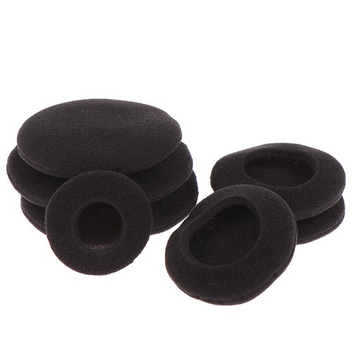10Pcs Thick Foam Earpads Cushions Ear Pads 3.5/4.5/5.5/6cm for Round Headphone - Afbeelding 4 van 16