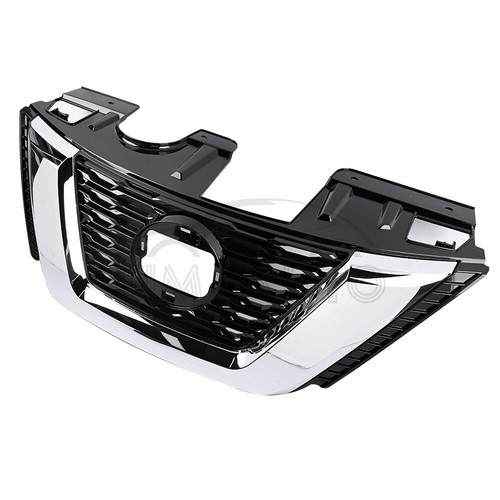 Parachoques delantero para Nissan Rogue 2018-2020 parrilla superior moldura cromada - Imagen 7 de 8