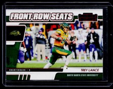 2021 Panini Contenders Draft Picks #7 Trey Lance Front-Row Seats Red