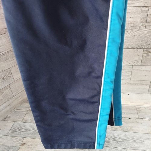 NIKE Track Pants Boys 7 Blue Stripe Elastic Waste Pull On Joggers Swoosh Youth - Picture 14 of 24