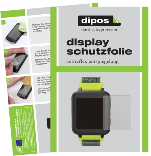 2x Schutzfolie für Anio 5 Smartwatch matt Displayschutzfolie Folie Display