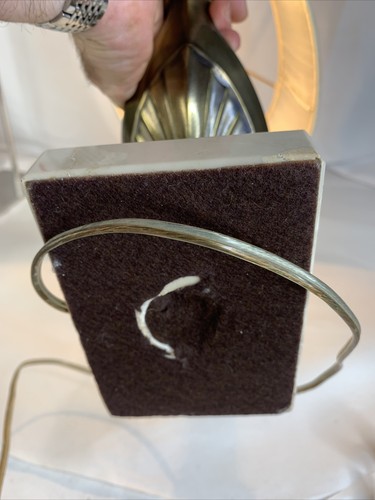 Stiffel Brass French Bouillotte Aladdin Style 2-Light Table Lamp 27" Vintage - Bild 7 von 10