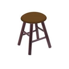 Maple Vanity Stool in Dark Cherry Finish with Canter Thatch Seat