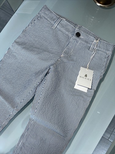 Gucci Pants Girls Striped Stretch Cotton Size 5 ❤️ - Picture 2 of 5