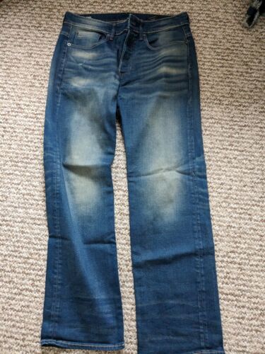 G-Star 3301 Loose Mens Jeans W30 L30 - Afbeelding 1 van 6