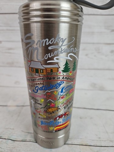 New Catstudio Great Smoky Mountains Thermal Stainless Bottle 18 ounces - Picture 3 of 8