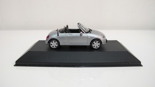 1:43 PRIMERO:43 2003 DAIHATSU COPEN RHD PLATA COCHES DIECAST - Imagen 6 de 8