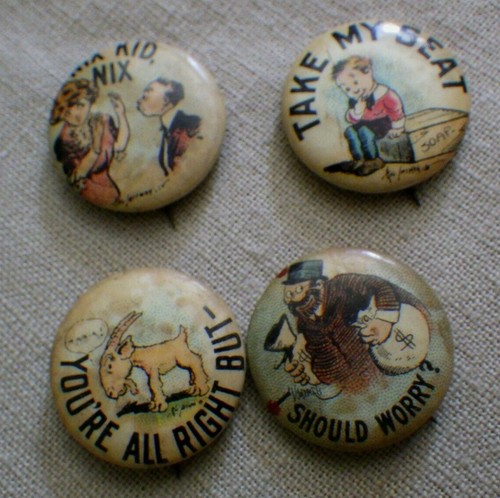 10 Tokio Cigarette Pinback Pin Buttons Lot - Picture 2 of 5