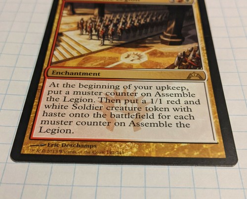 MTG Assemble the Legion 142/249 LP Rare Gatecrash - Picture 3 of 4