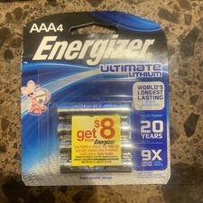 Energizer 1.5V 3Ah AAA Lithium Battery - L92BP4