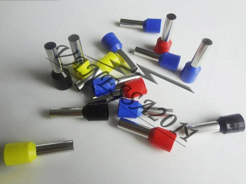 Neu 100PCS Isoliert Kordel Ende Terminal Draht Aderendhülsen 12 Awg 4.0mm ² - Bild 1 von 1