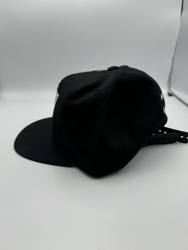 Vintage OG Logo Silver Patch Black Dome Raiders Snapback - Picture 4 of 12