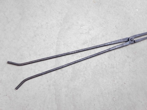 Vintage Blacksmith Foundry Metal Working #3 NEEDLE NOSE TONGS SHEET ROLLING SI - Picture 4 of 10