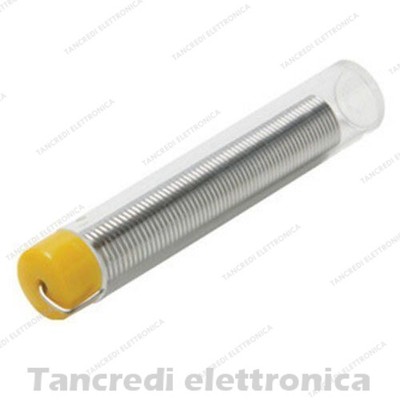 STAGNO IN ROCCHETTO 60//40 100GR 0.8MM PER SALDARE SALDATURA STAGNO PIOMBO SN PB