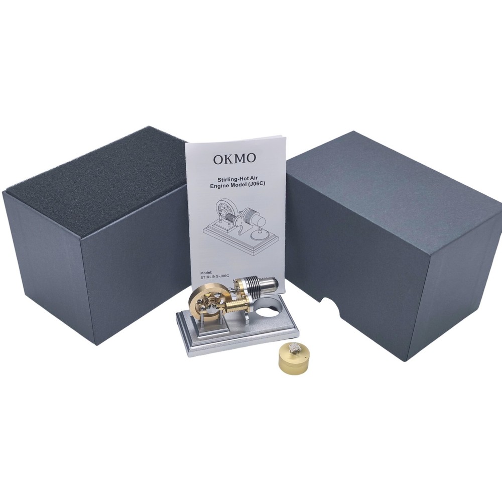 Stirling Engine Motor Model Kit Mini Horizontal Engine Model Educational Toy Stirling Engine Motor Model Kit Mini Horizontal Engine Model Educational Toy