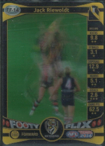 2014 AFL TEAMCOACH FOOTY FLIX INSERTS; Individual Card Sale. - Picture 9 of 12