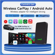 CarlinKit 5.0 Wireless Adapter Apple CarPlay Android Auto Multimedia Video Play